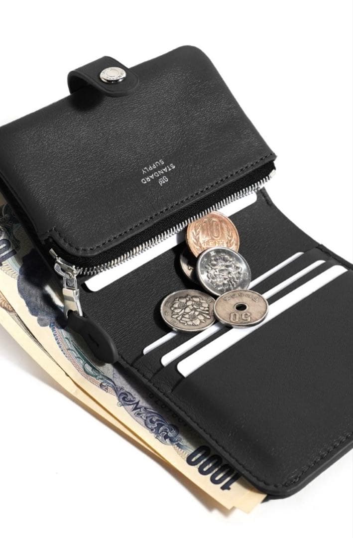 『STANDARD SUPPLY 』SNAP WALLET人気グレー