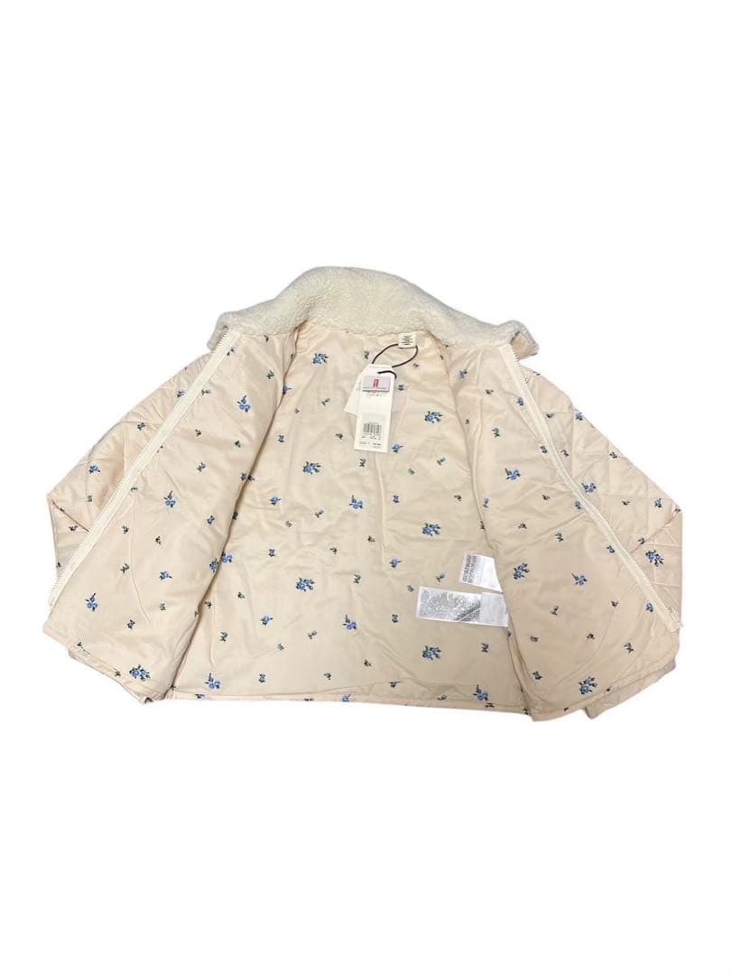 美品◎新品付きLevi'sリーバイスデニムジャケット 3ウェイ　花柄