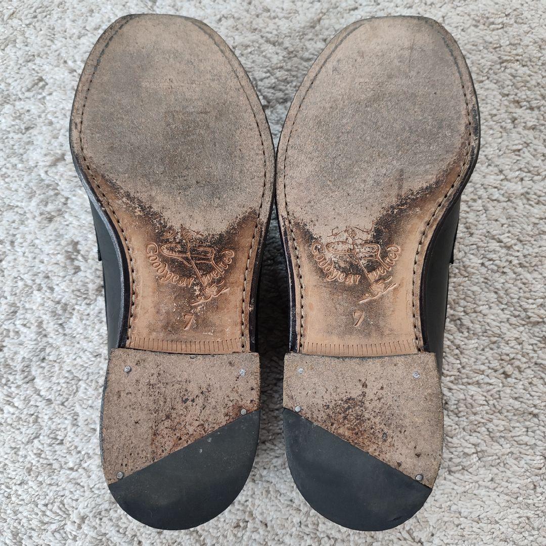 [美品]ジャランスリワヤ　ローファー26cm　ブラック98998