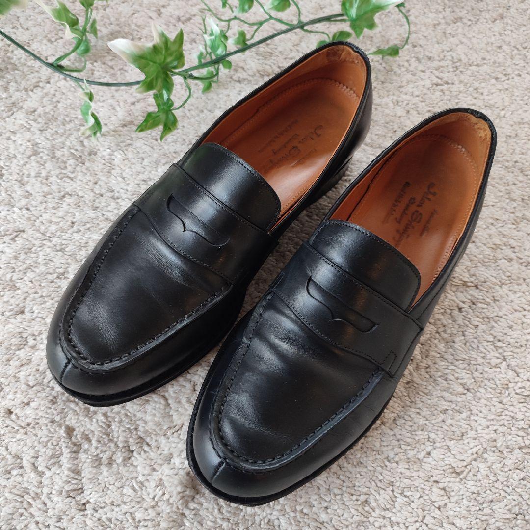 [美品]ジャランスリワヤ　ローファー26cm　ブラック98998