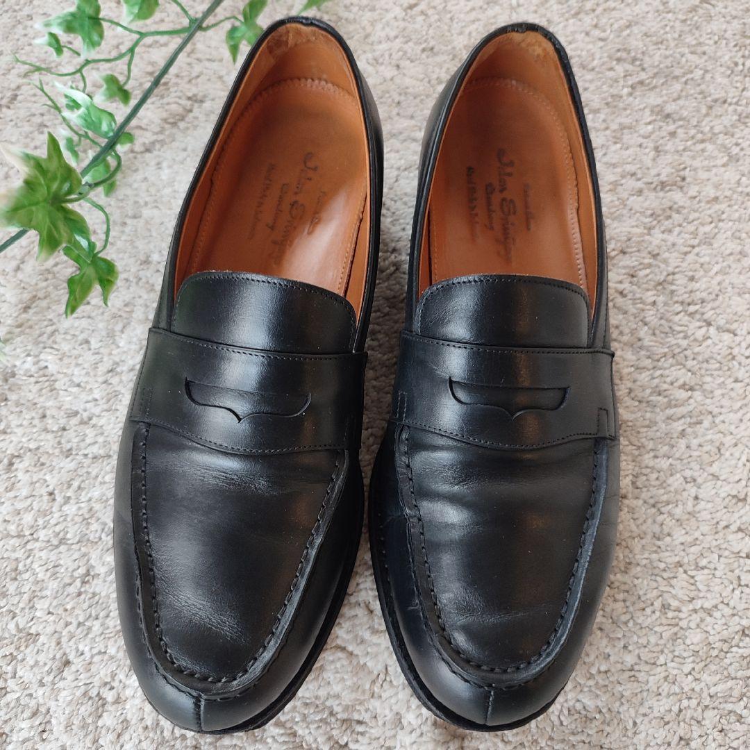 [美品]ジャランスリワヤ　ローファー26cm　ブラック98998