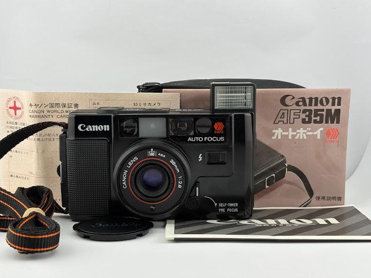 ★美品★ キヤノン CANON AF35M 初代オートボーイ ★機能良好★