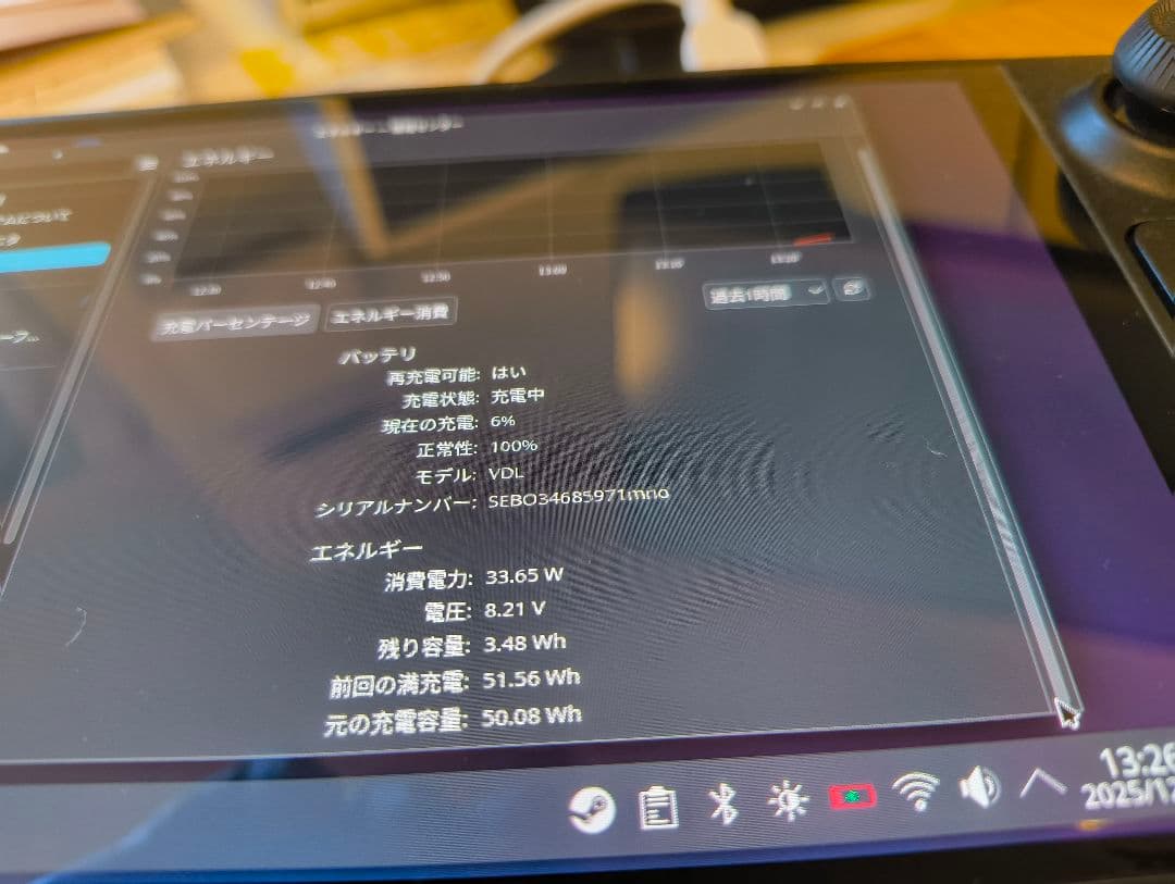 Steam Deck OLED 1TB交換 カスタム WaterFieldケース