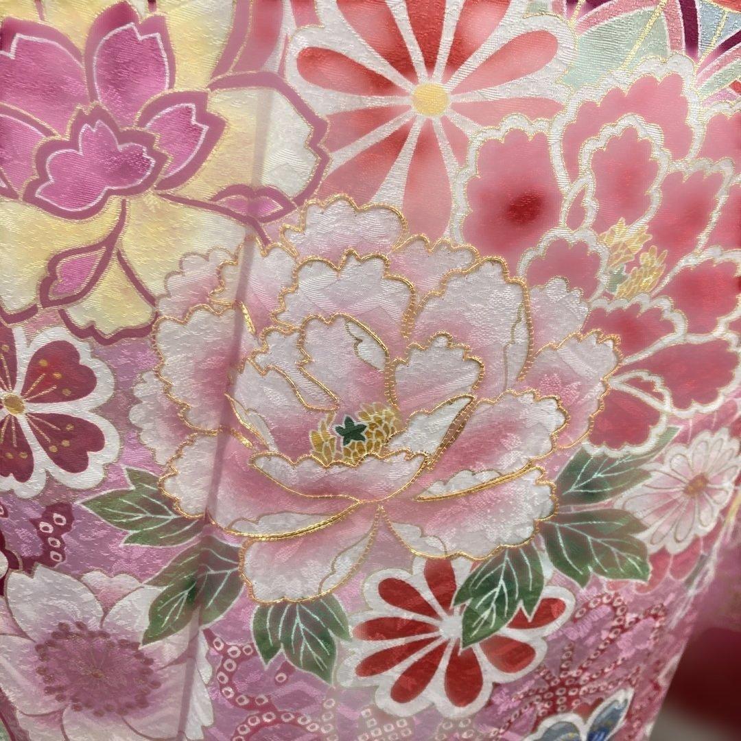 正絹豪華正絹振袖フルセット！！　成人式に♡ピンク