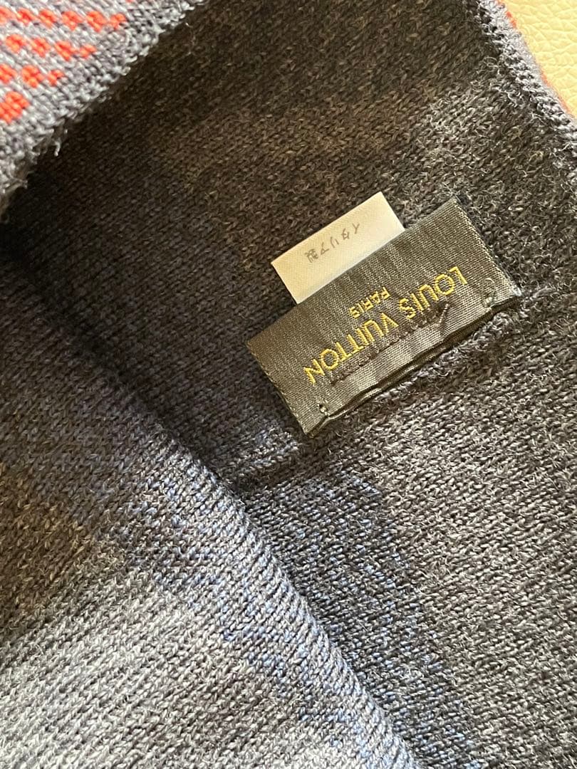 LOUIS VUITTON ウール100% スカーフ＆キャップ セット