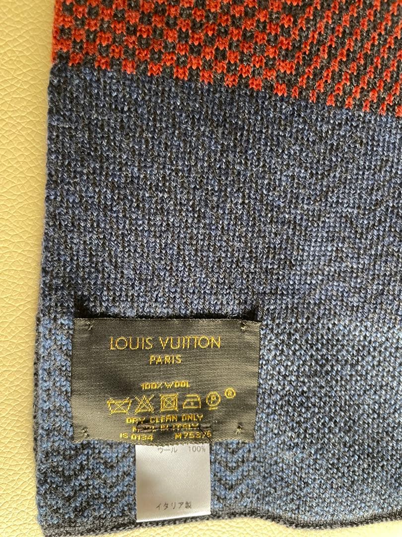 LOUIS VUITTON ウール100% スカーフ＆キャップ セット