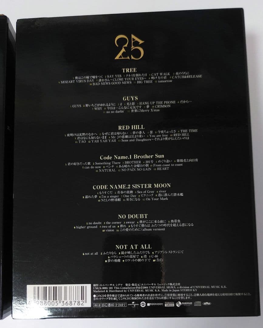 廃盤 CHAGE&ASKA 25周年 完全限定生産 CD BOX 1-3