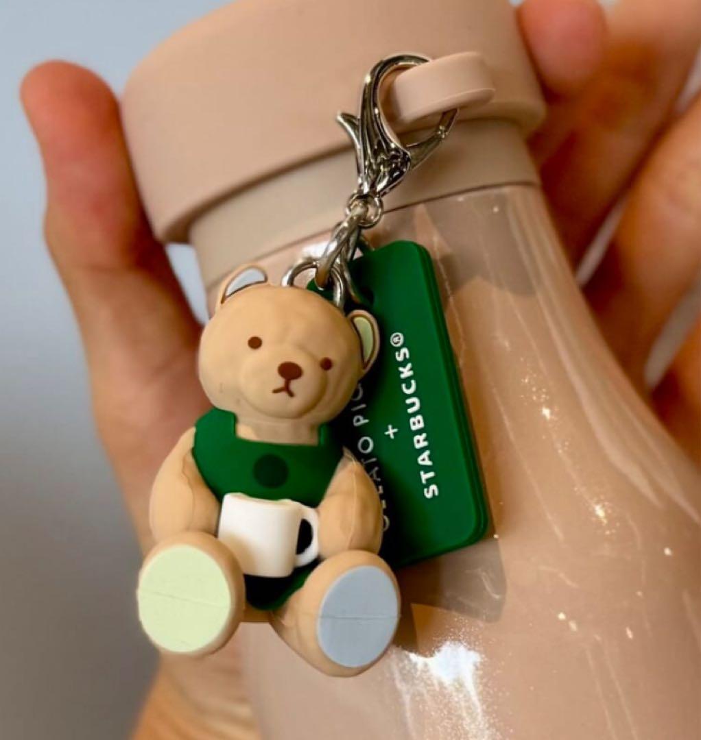 ジェラピケ×スタバ gelato pique ベアチャーム付きステンレスボトル