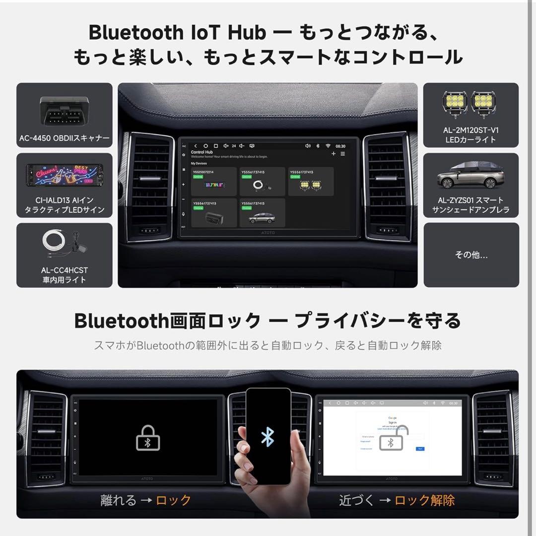 《新品未使用》ATOTOZONE A7 Android13 7インチカーナビ