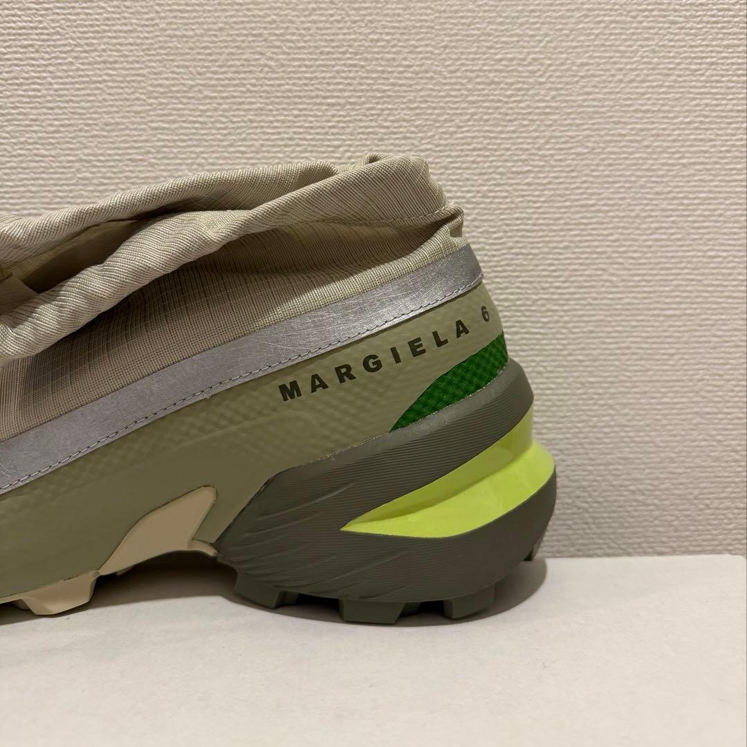 新品 23.5cm MM6 SALOMON CROSS LOW グリーン