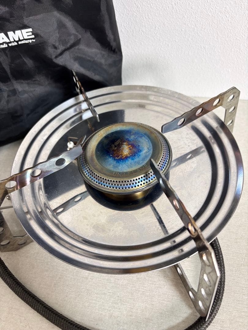 【美品】 ユニフレーム テーブルトップバーナー US-D II 収納袋付