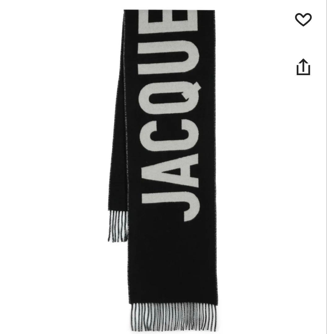 JACQUEMUS マフラー ブラック