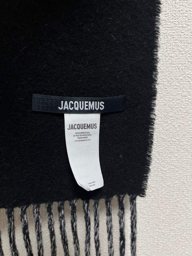 JACQUEMUS マフラー ブラック