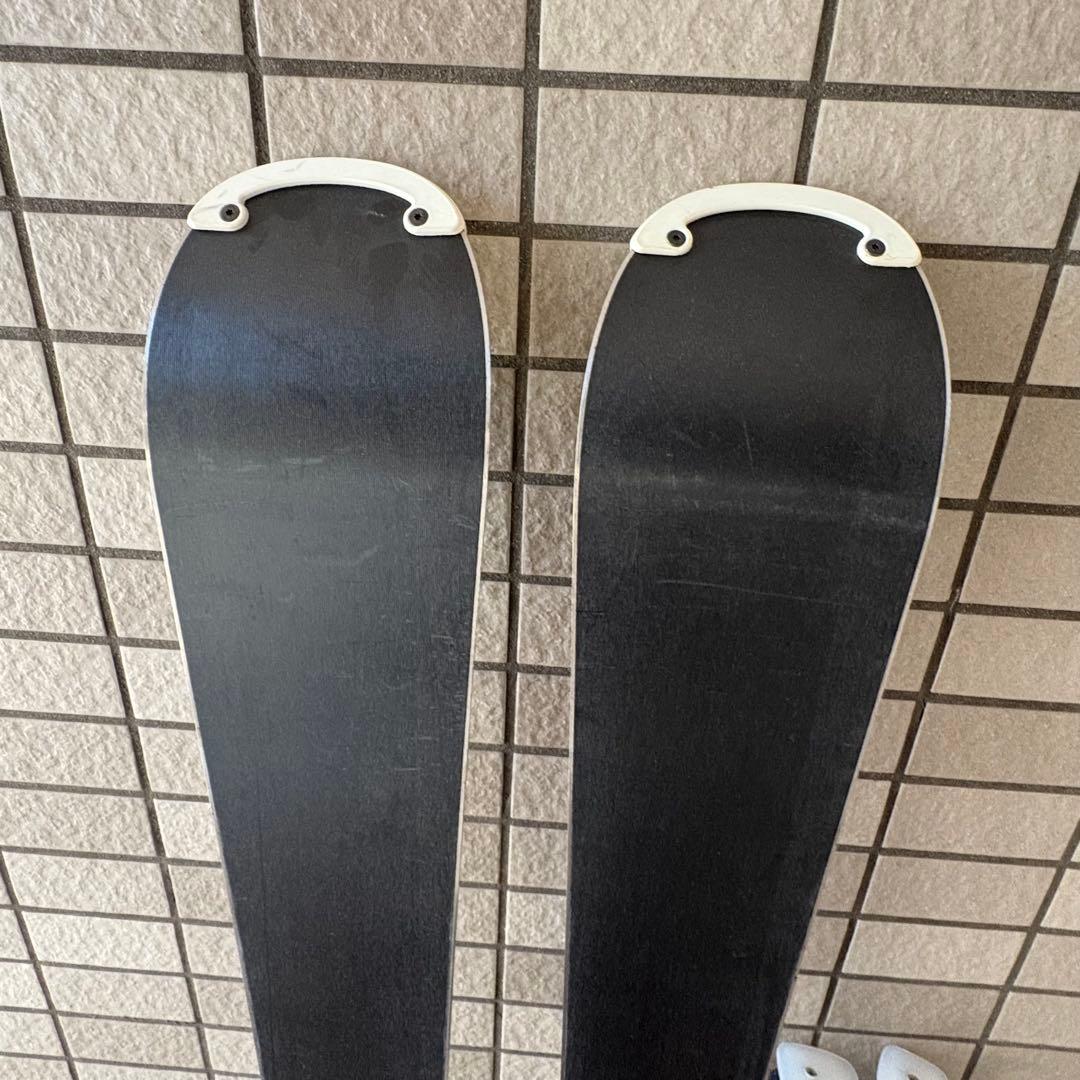 Elan スキー板 ホワイト/グリーン ポール付き