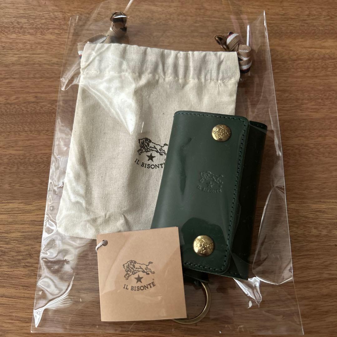 IL BISONTE キーケース(緑)