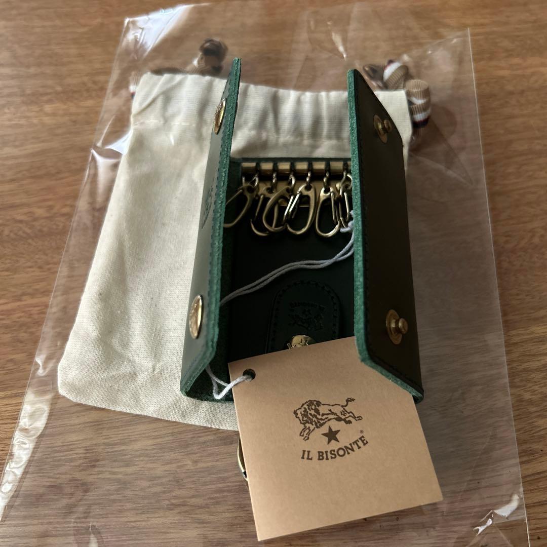 IL BISONTE キーケース(緑)