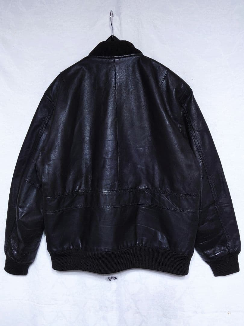 Suburban 90s 本革 牛革 レザー MA-1 ボンバージャケット L