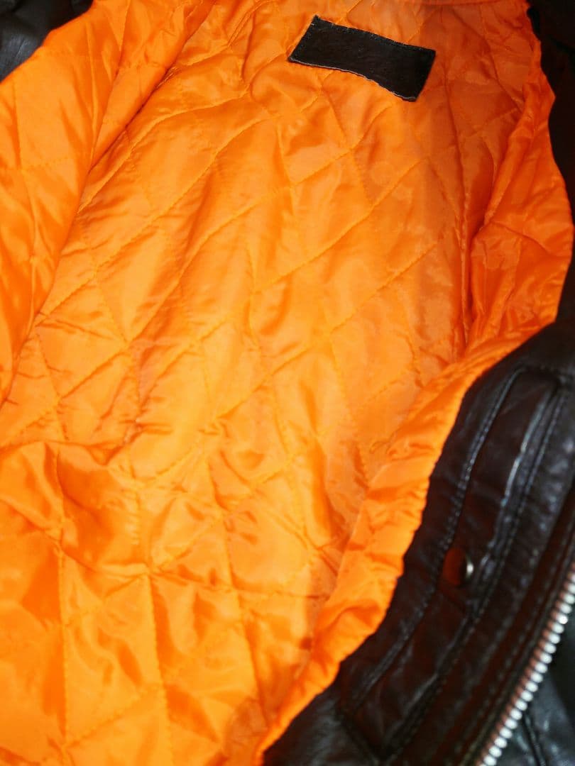 Suburban 90s 本革 牛革 レザー MA-1 ボンバージャケット L