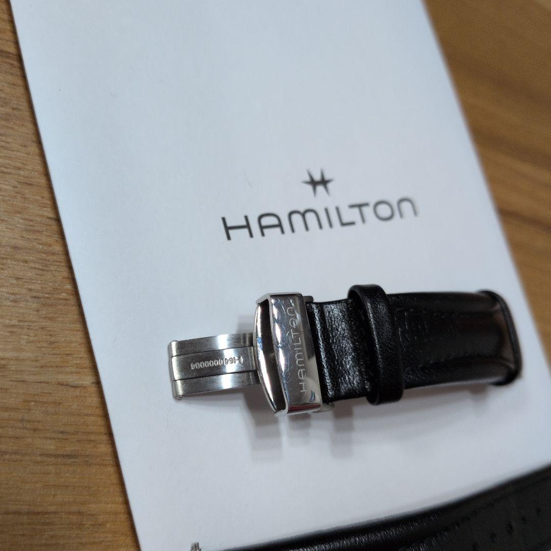 20mm ハミルトン純正カーフベルト黒