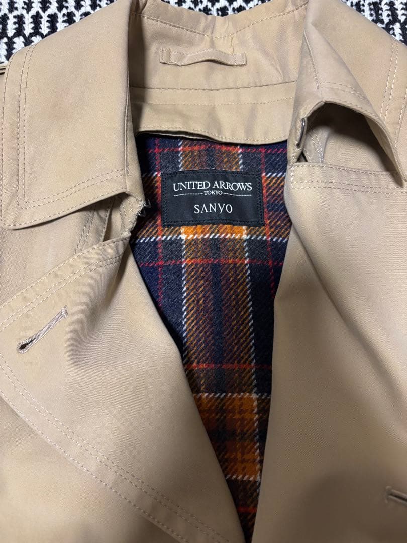 UNITED ARROWS SANYO 34トレンチコート ベージュ