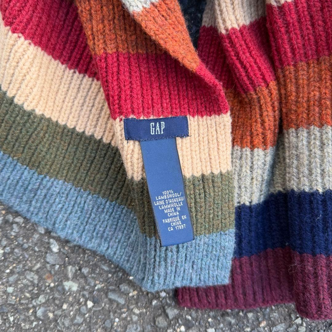 90's old gap マルチボーダー マフラー アーカイブcityboy