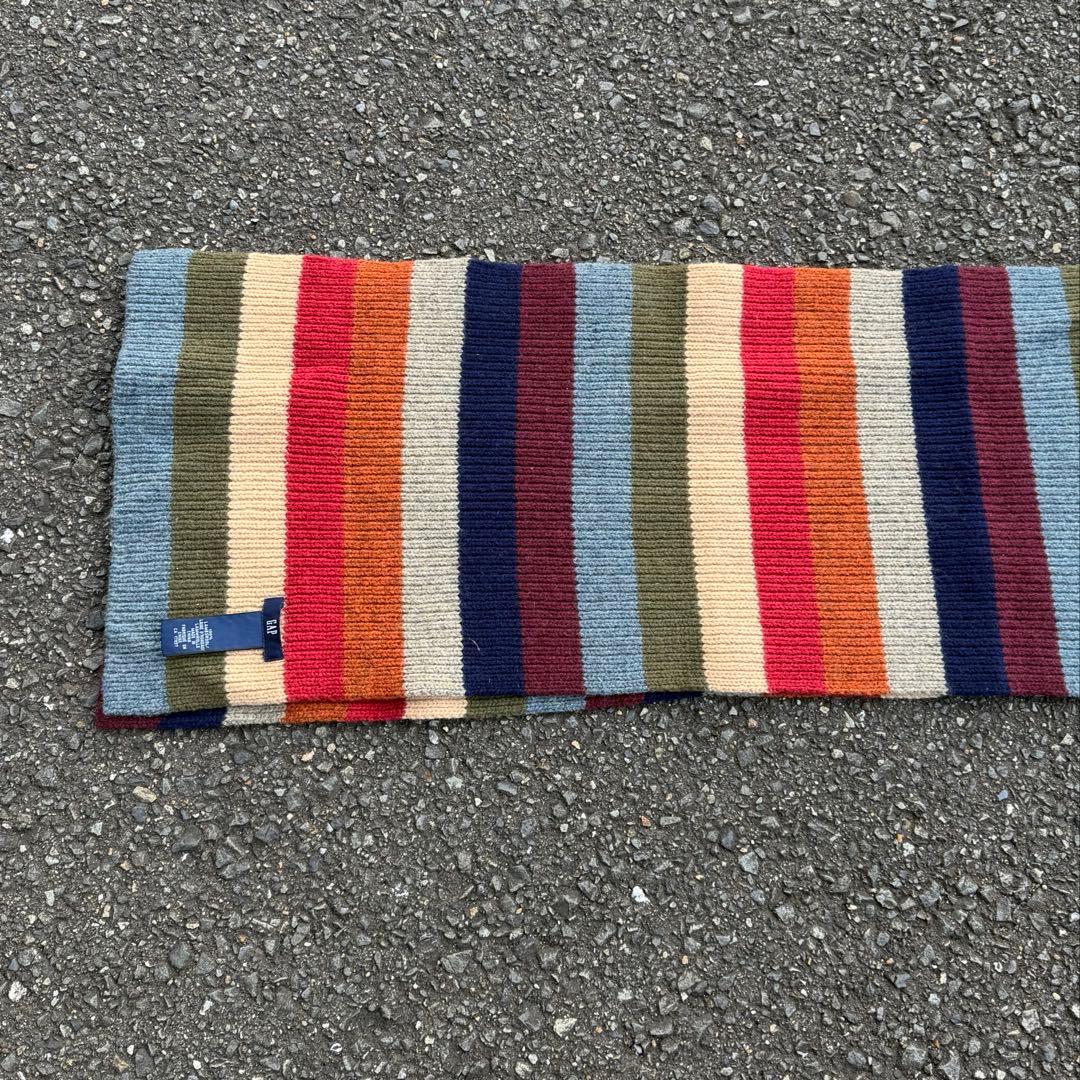 90's old gap マルチボーダー マフラー アーカイブcityboy