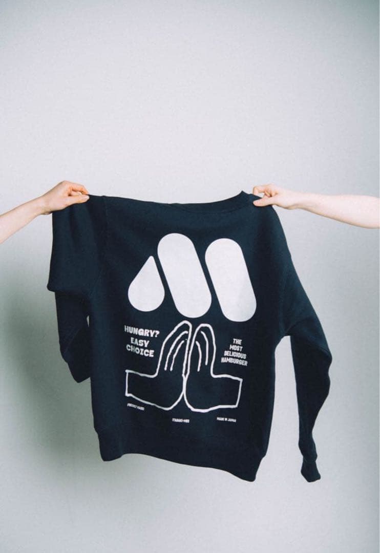 味な副音声　モスバーガー スウェット　平野紗季子　味マート　ネイビーM