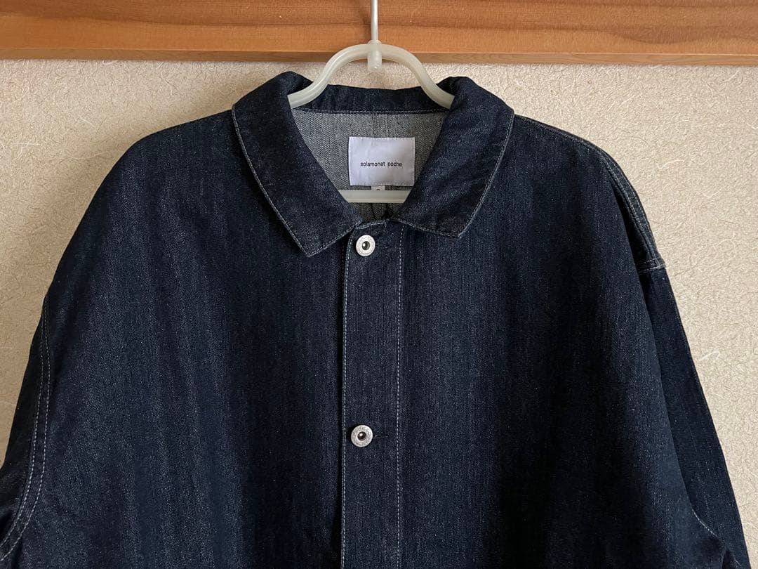 “ソラモナポッシェ”9OZデニムプリズナージャケットアウター・ONE WASH