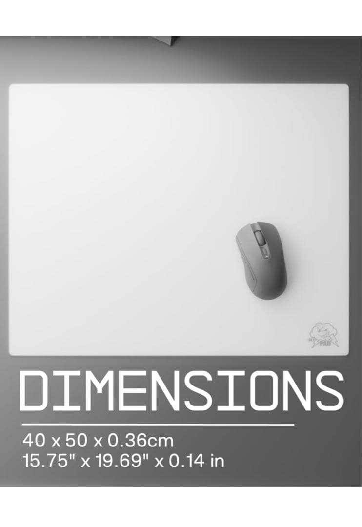 XL ゲーミング マウスパッド クラウド ロゴ付き