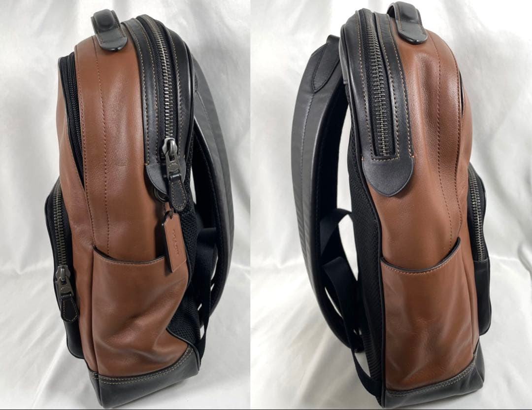 美品 COACH コーチ リュック バックパック ビジネス グラハム レザー