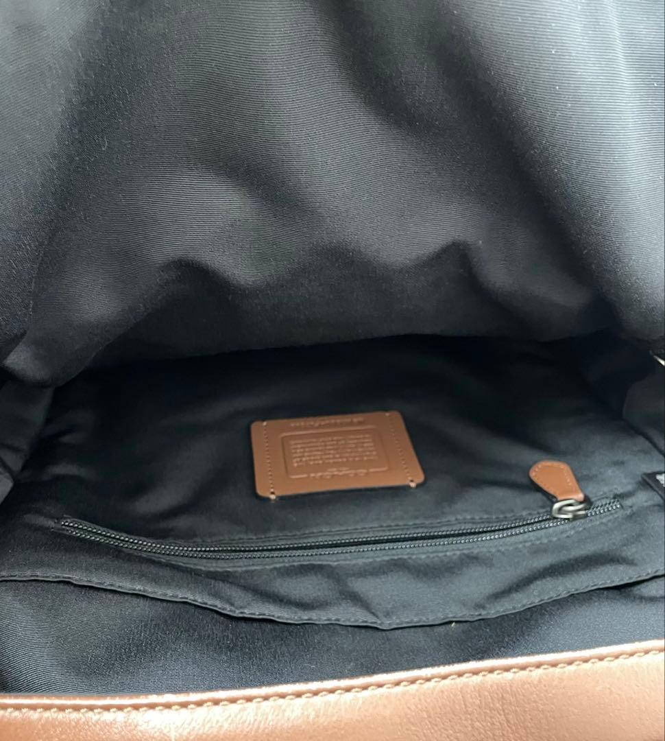 美品 COACH コーチ リュック バックパック ビジネス グラハム レザー