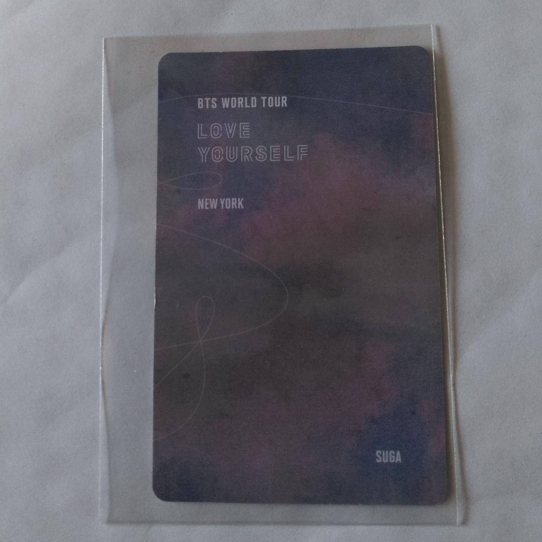 BTS  LYS NEW YORK トレカ SUGA