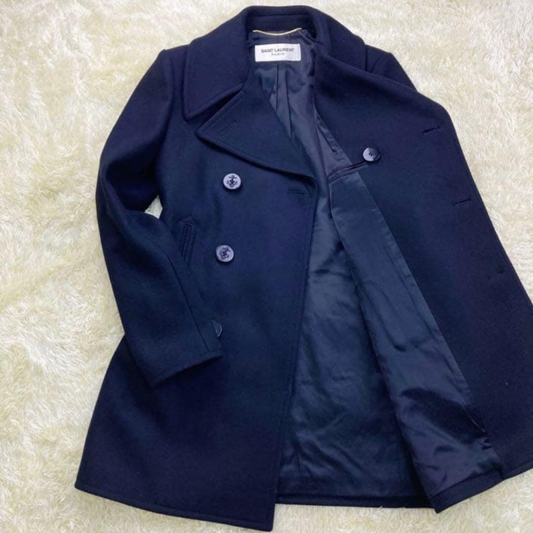 美品！　エディ期　サンローラン 2015年製 ピーコート ブラック 36サイズ