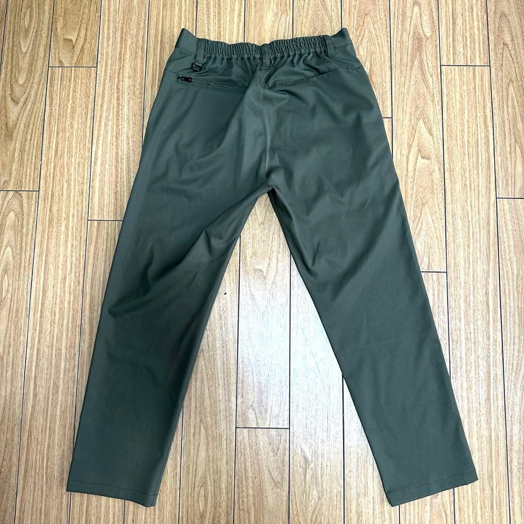 【WWS】スーツ上S下M：BIZジャケットアンクルパンツセットアップ【オリーブ】