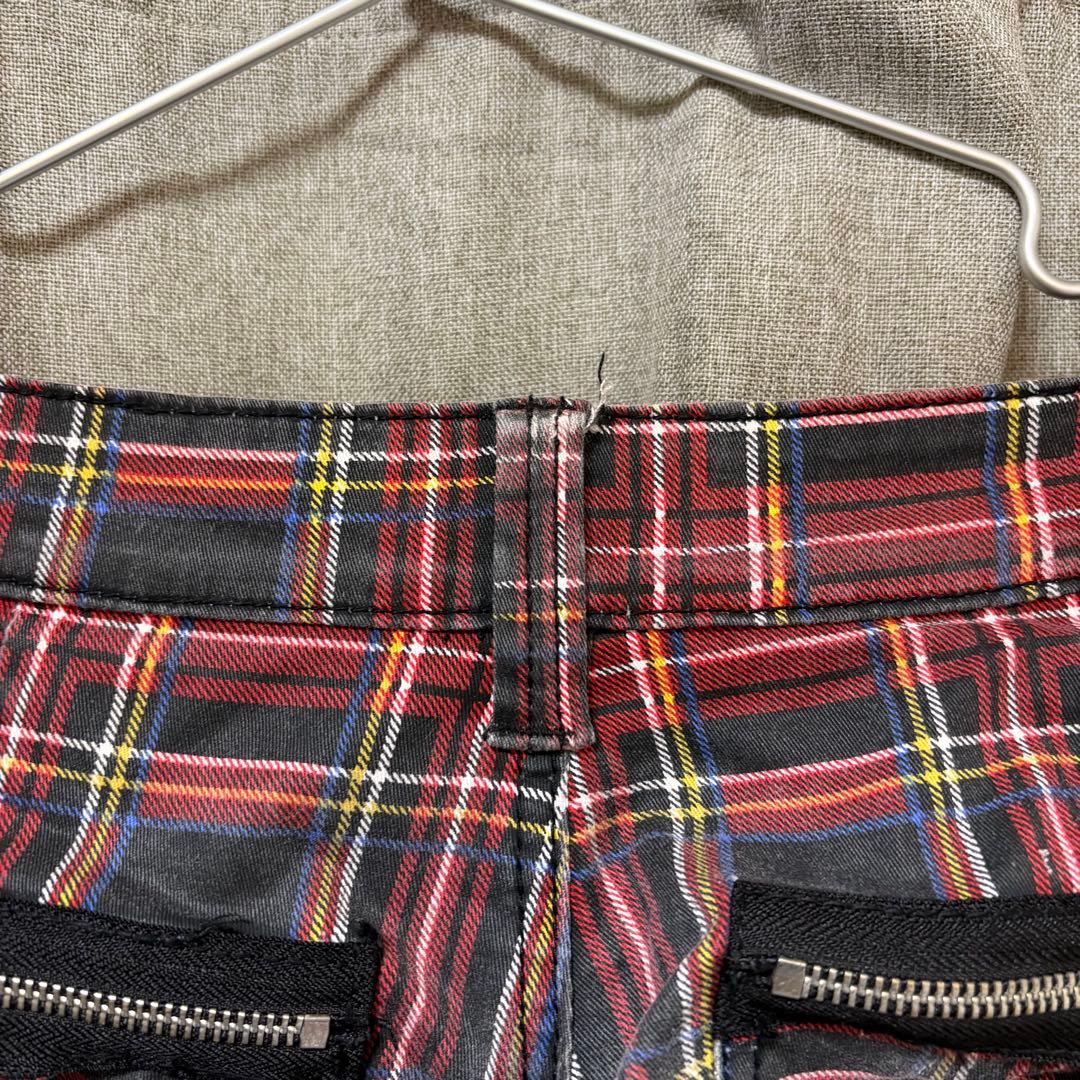 TRIPP NYC ボンテージパンツ 赤黒 28