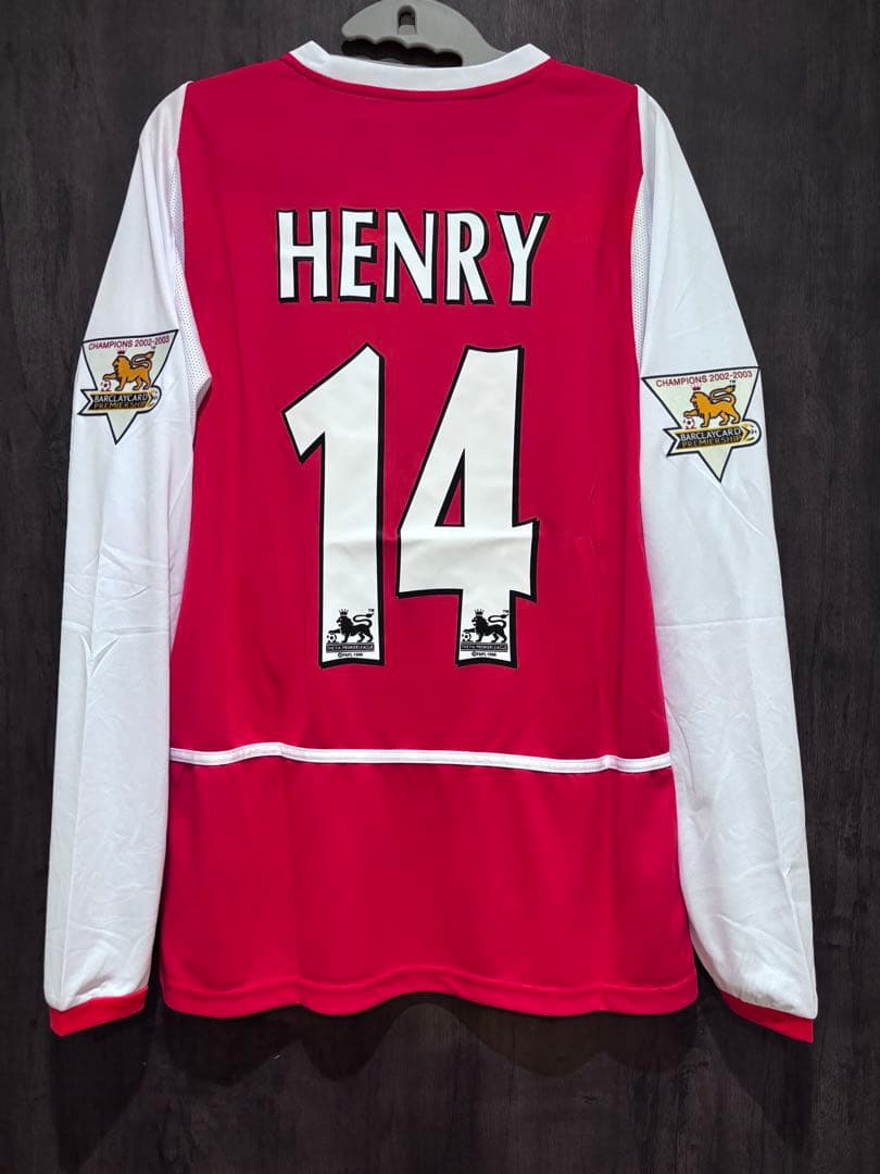 アンリ　アーセナル　ユニフォーム　長袖