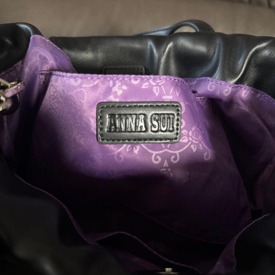 ANNA SUI アナスイ　ソフティ 2way巾着バッグ　ショルダーバッグ