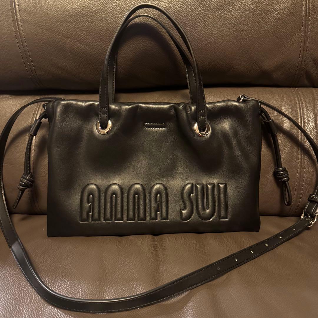 ANNA SUI アナスイ　ソフティ 2way巾着バッグ　ショルダーバッグ