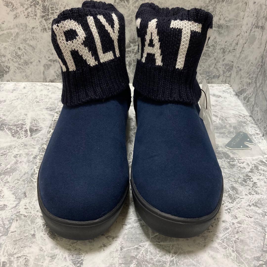 【新品未使用】パーリーゲイツ ゴルフシューズ ヌバック×リブニット 22.5