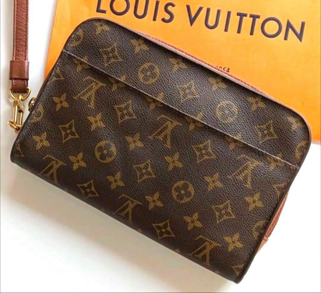 Louis Vuitton モノグラム クラッチバッグ　ベタなし