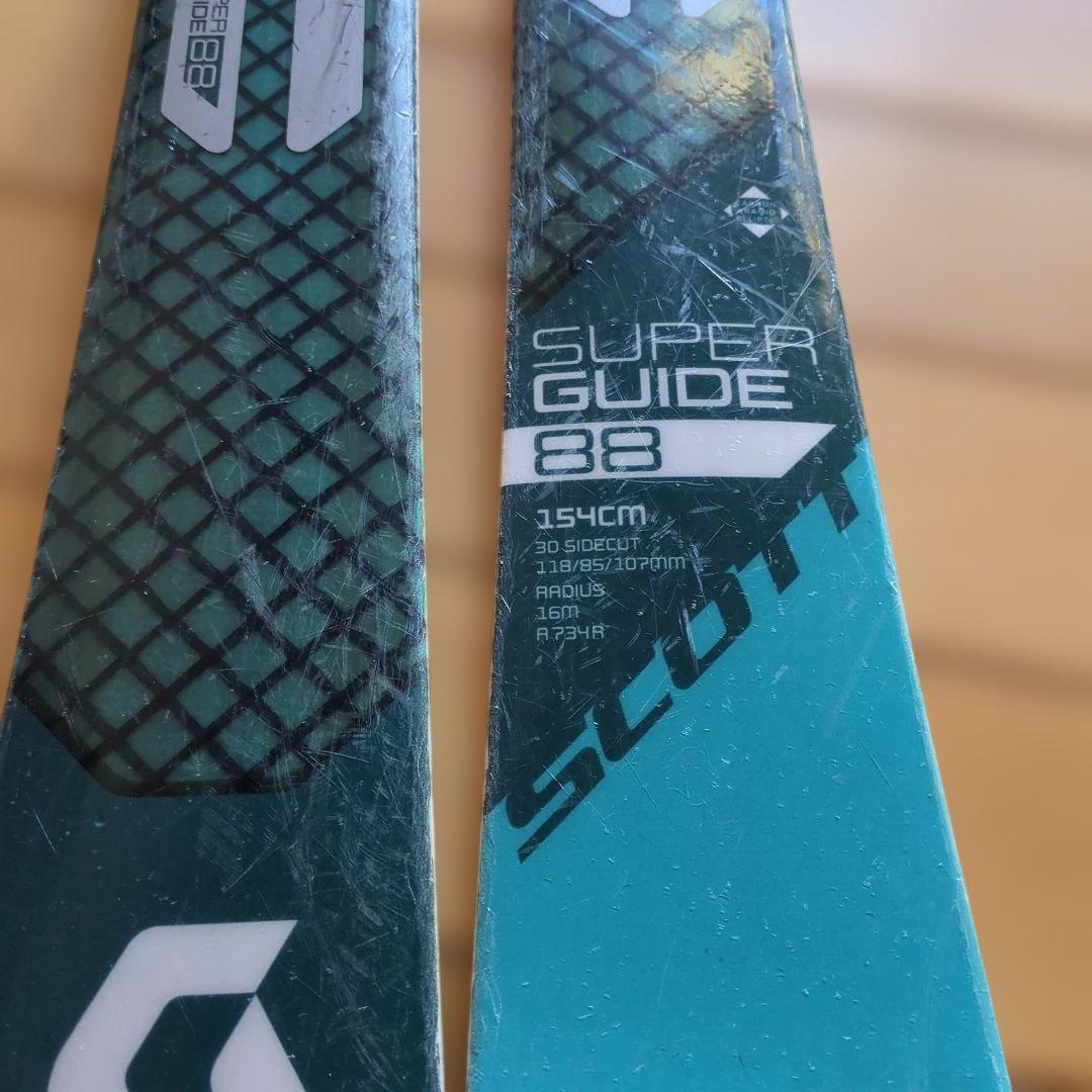 バックカントリー　Scott SUPER GUIDE 88 154cm スキー板