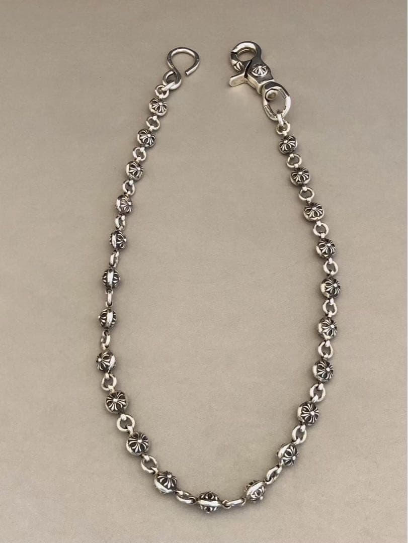 レア　クロムハーツ　クロスボール#2　1クリップ　ウォレット　ロング187g