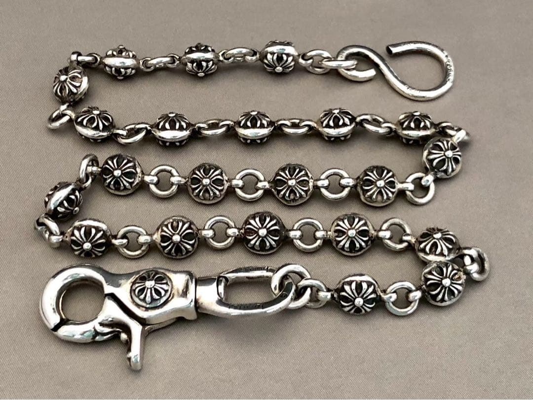 レア　クロムハーツ　クロスボール#2　1クリップ　ウォレット　ロング187g