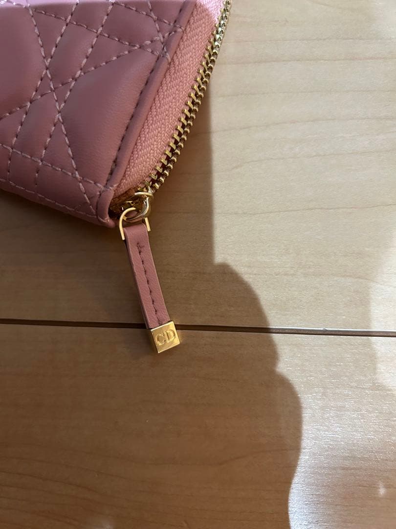 値下げタイムセール24時まで❣️キルティングDIOR♡ピンク長財布
