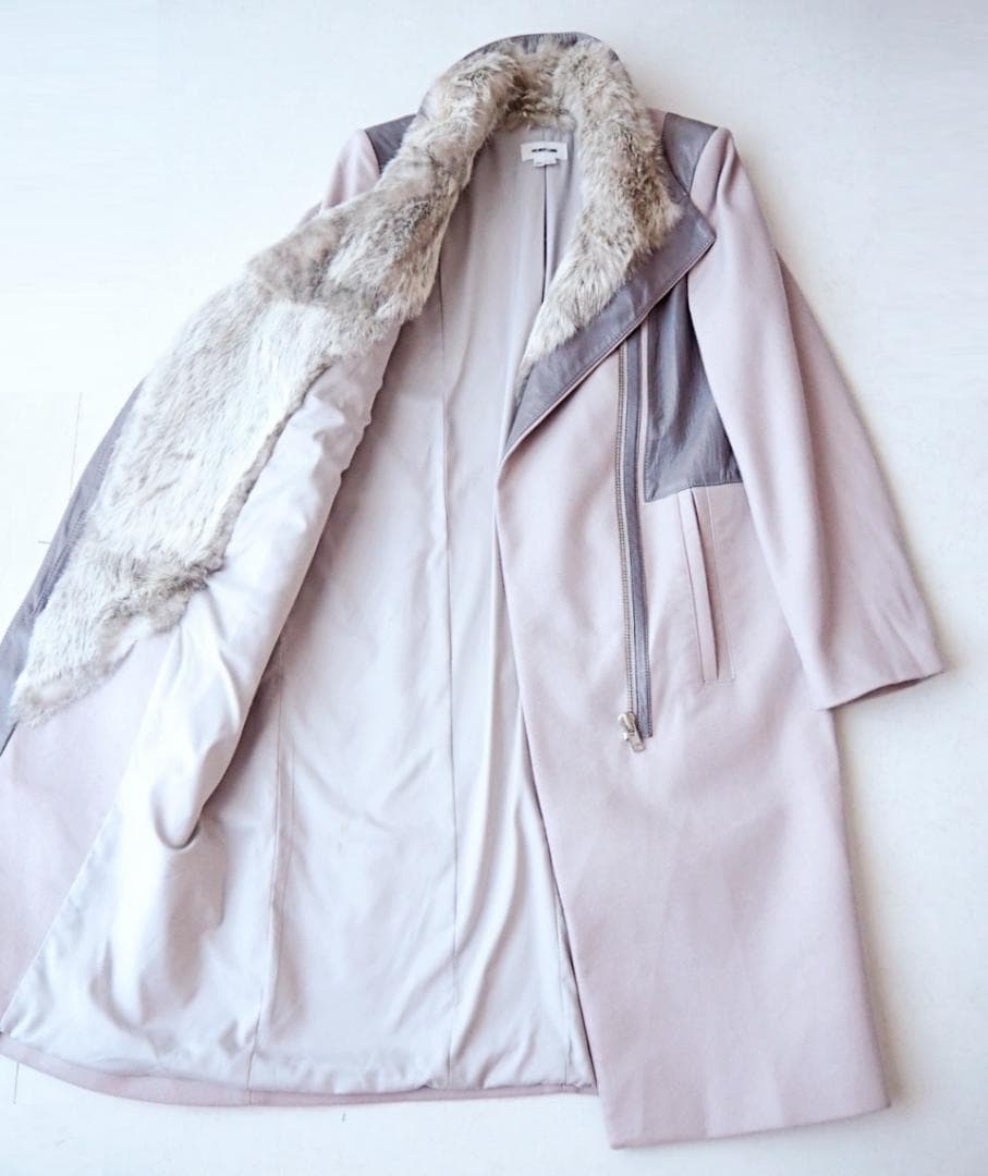 HELMUT LANG ヘルムートラング ラビットファー ロングコート