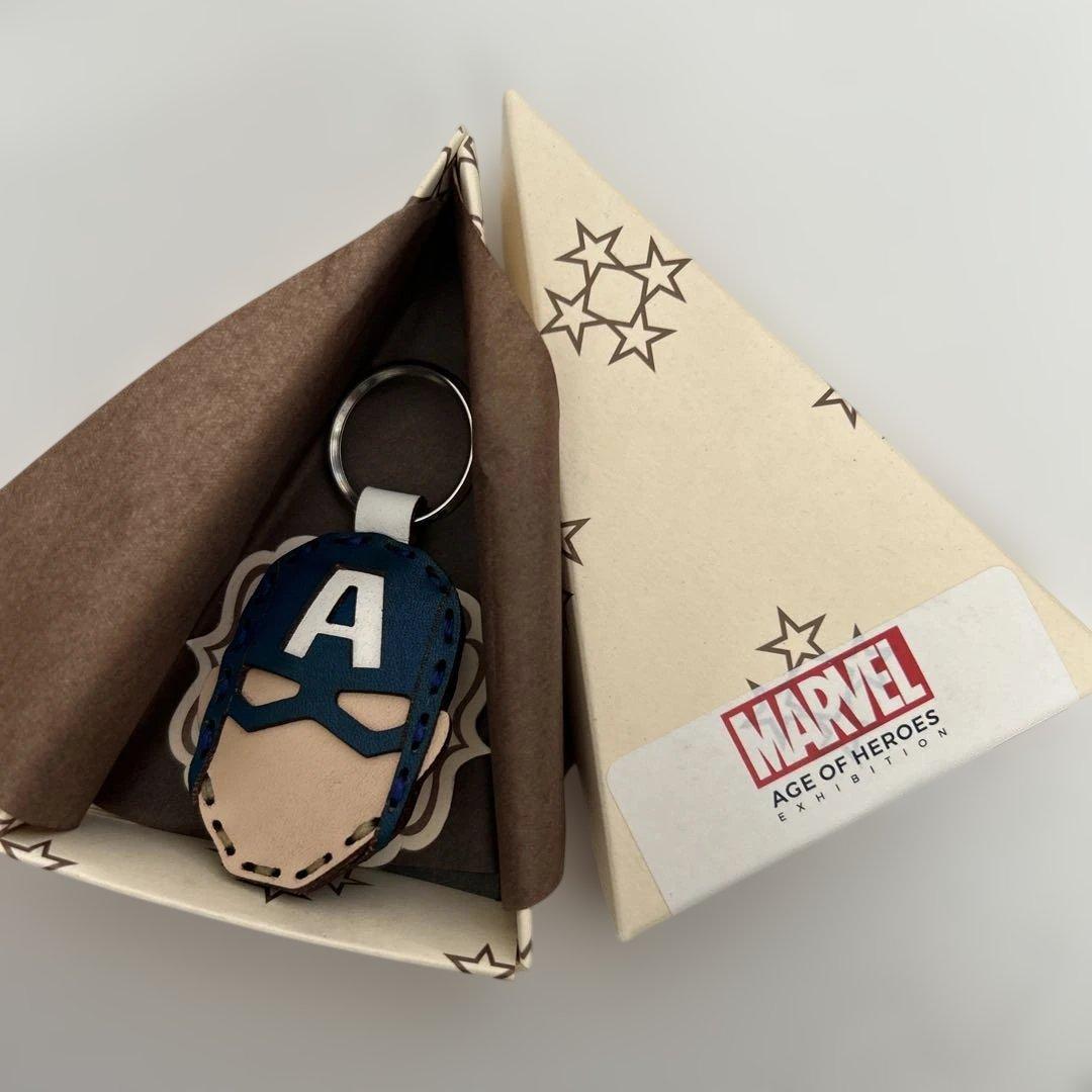 （未使用）MARVEL オジャガデザイン キャプテン・アメリカ キーホルダー