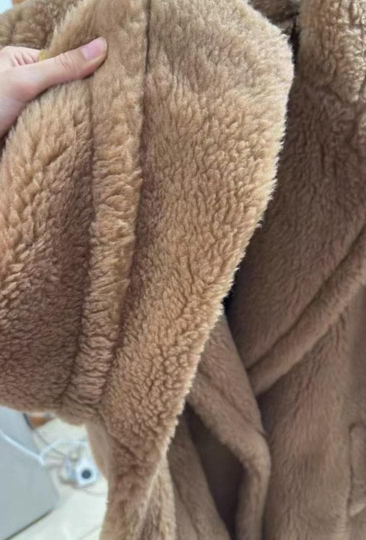 MaxMara ベージュファーロングコート