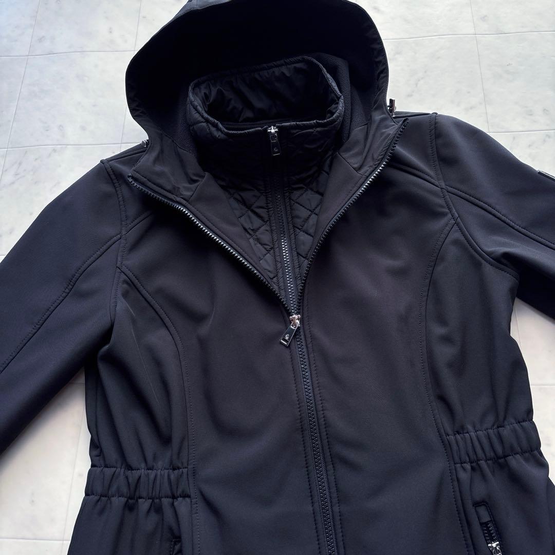 ローレンラルフローレン 洗える フーデットコート ブルゾン 黒 ブラック M