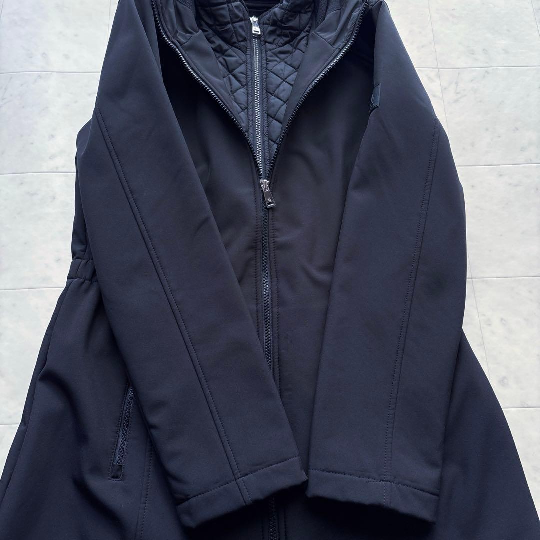 ローレンラルフローレン 洗える フーデットコート ブルゾン 黒 ブラック M