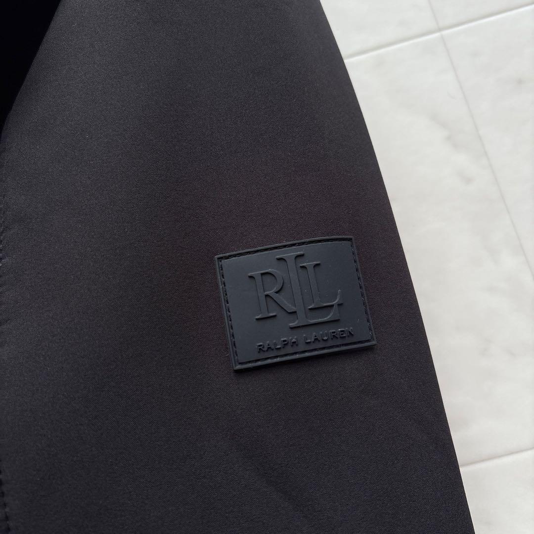 ローレンラルフローレン 洗える フーデットコート ブルゾン 黒 ブラック M